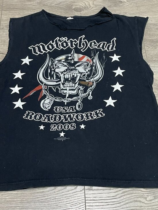 motorhead Other - Vintage Motörhead USA Roadwork 2008 Tour Vest Metal Rock Band Cutoff T-Shirt
